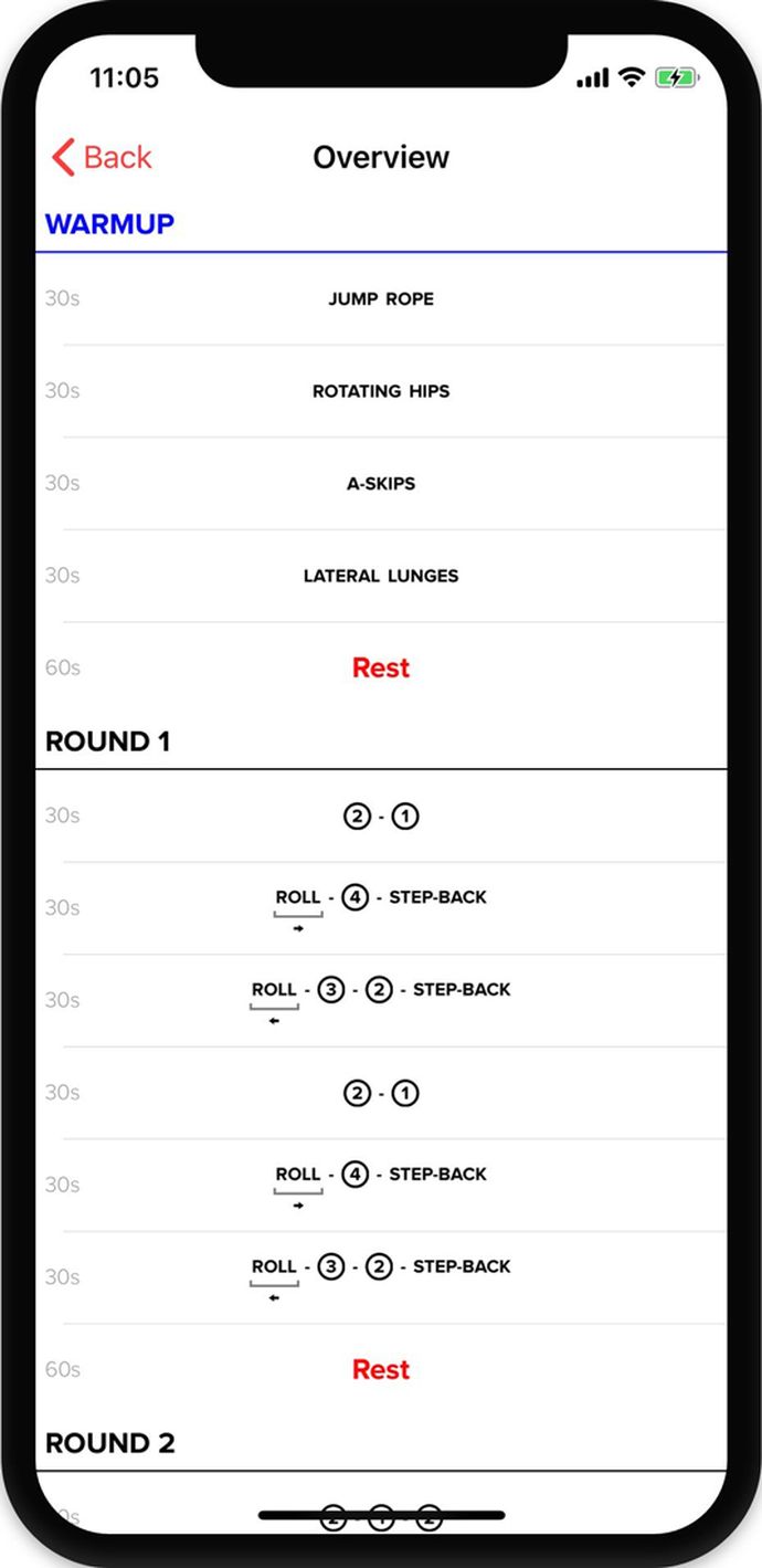 FightCamp App Update More Workout Info