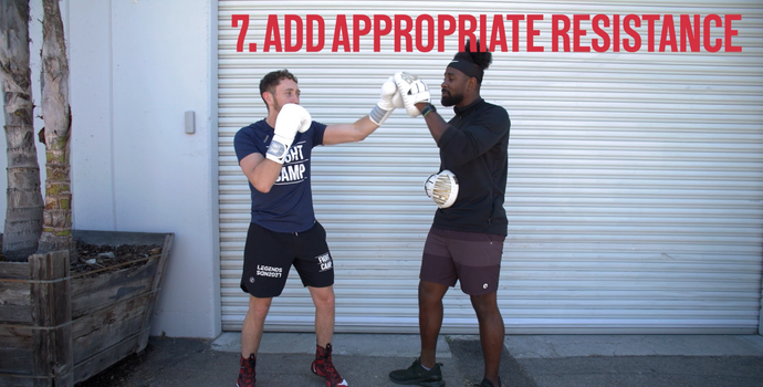 7. Add Appropriate Resistance With The Mitts