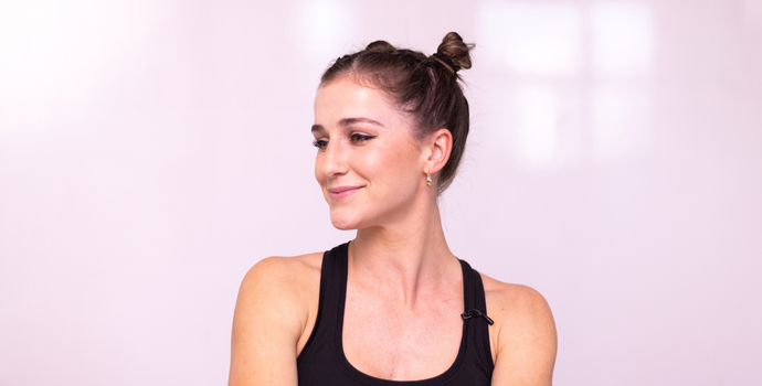 Workout Hairstyle - Space Buns