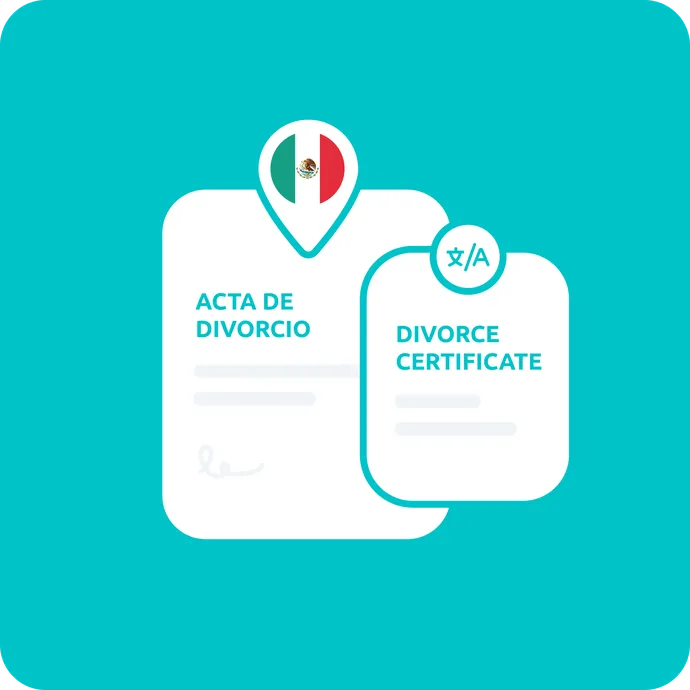 mexican divorce certificate translation