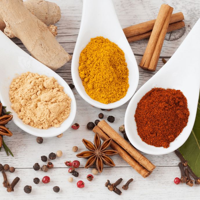 Ginger, Turmeric, & Cinnamon Spices