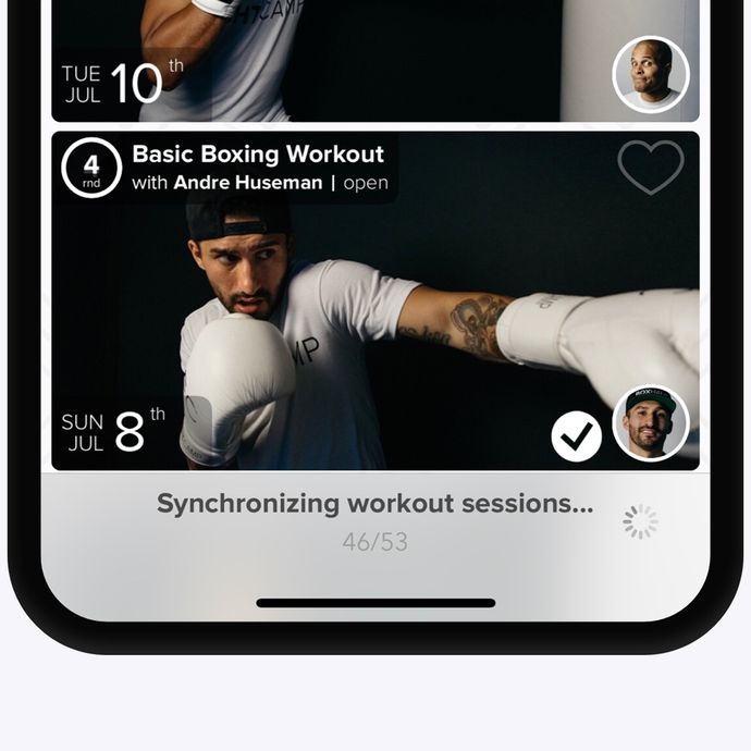 FightCamp App Workout Sync