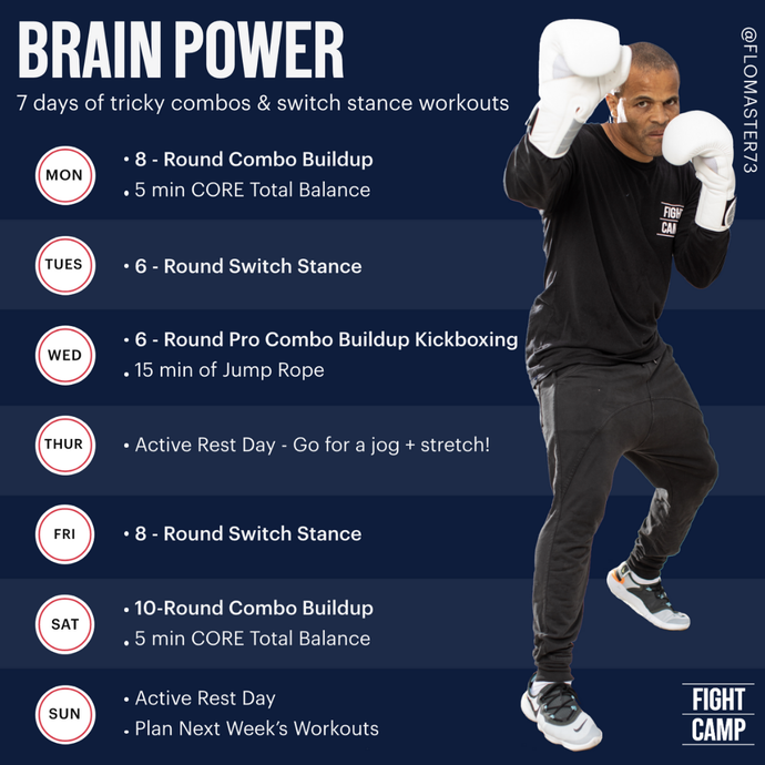 7 Days of Tricky Combos & Switch Stance Workouts