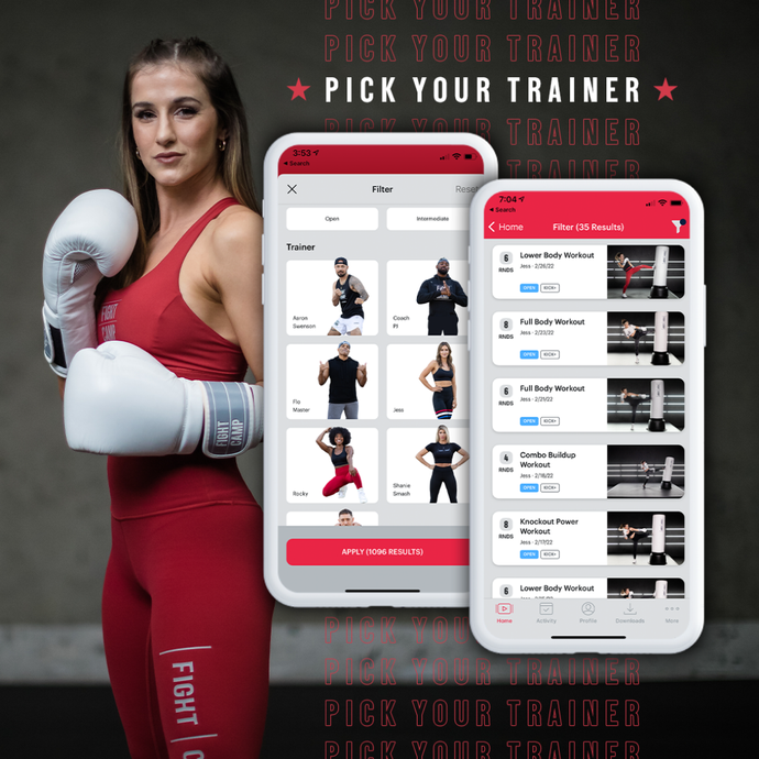 Pick Your FightCamp Trainer To Workout With On The App