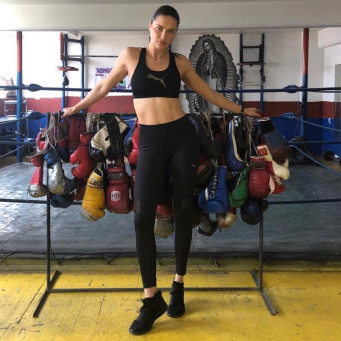 Adriana Lima In A Boxing Gym