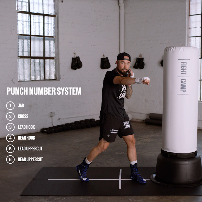 Boxing Punch Number System