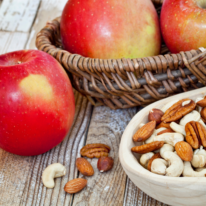 Healthy Snacks - Apples & Nuts