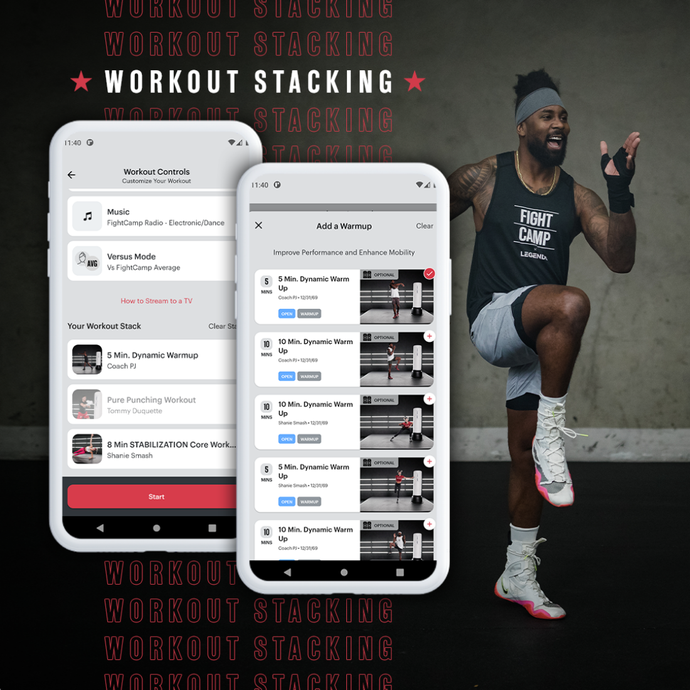 Stack Your Workouts On The FightCamp App