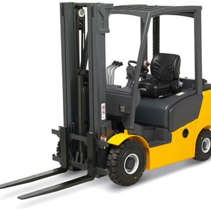 Yellow forktruck