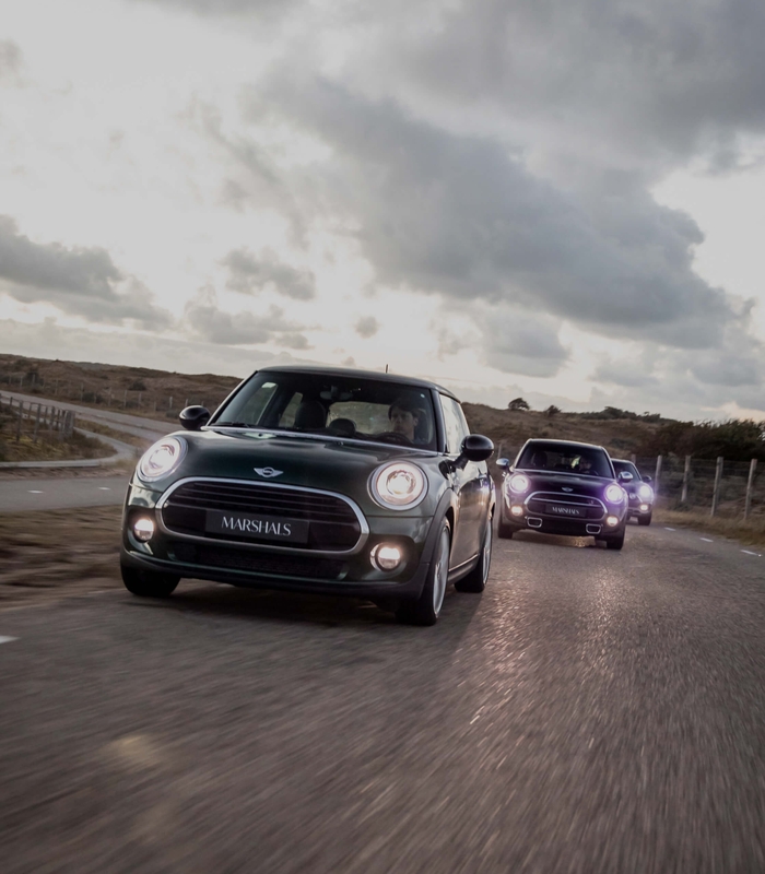 mini-driving-on-theroad-with-custom-plate