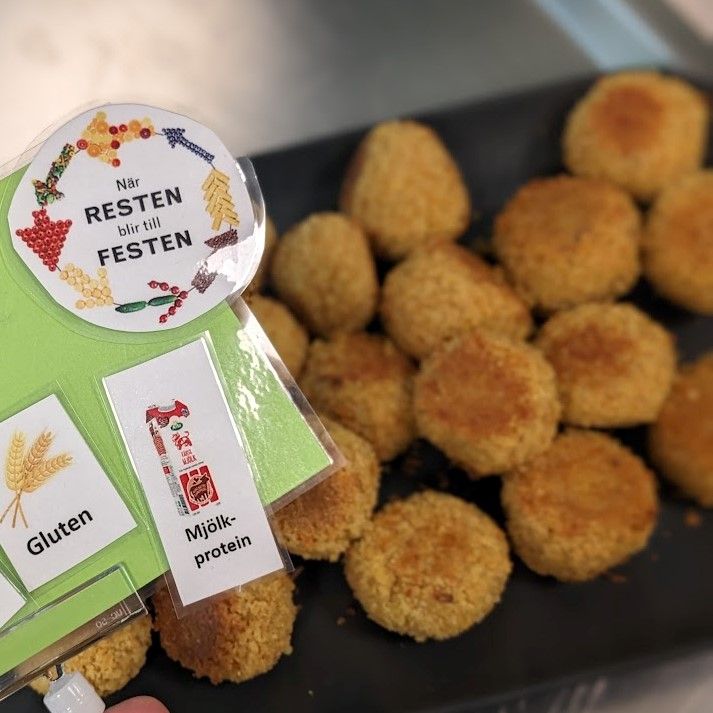Frasiga bollar med havreris