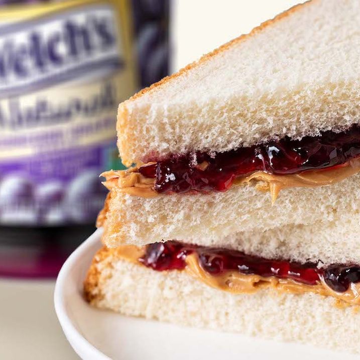 The Classic Peanut Butter and Jelly Sandwich