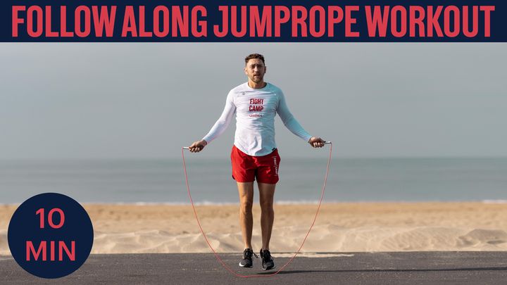 10 Minute Jump Rope | Beginner Travel Workout
