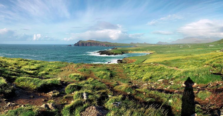 coastline of dingle peninsula in ireland