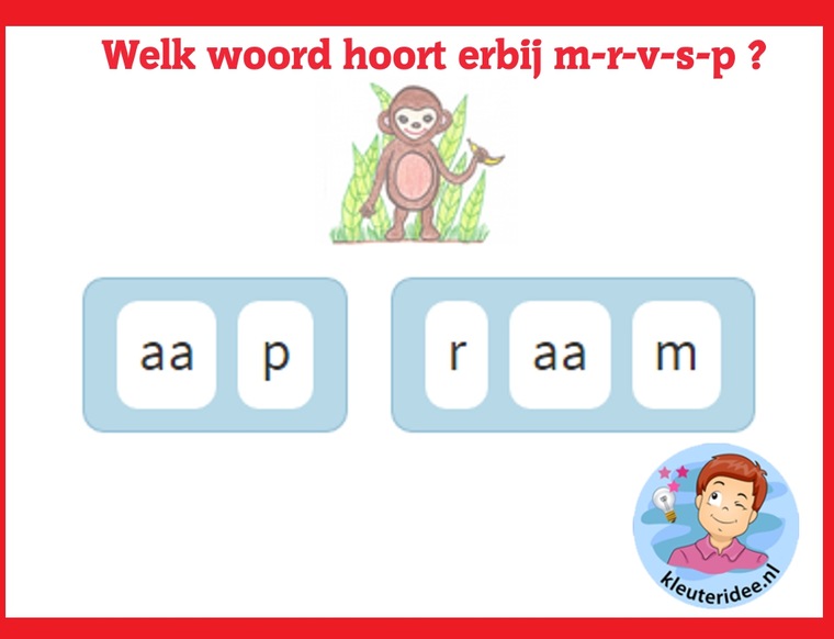 Digibord taal | Kleuteridee