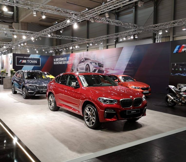 Stand von BMW auf der Vienna Autoshow 2019