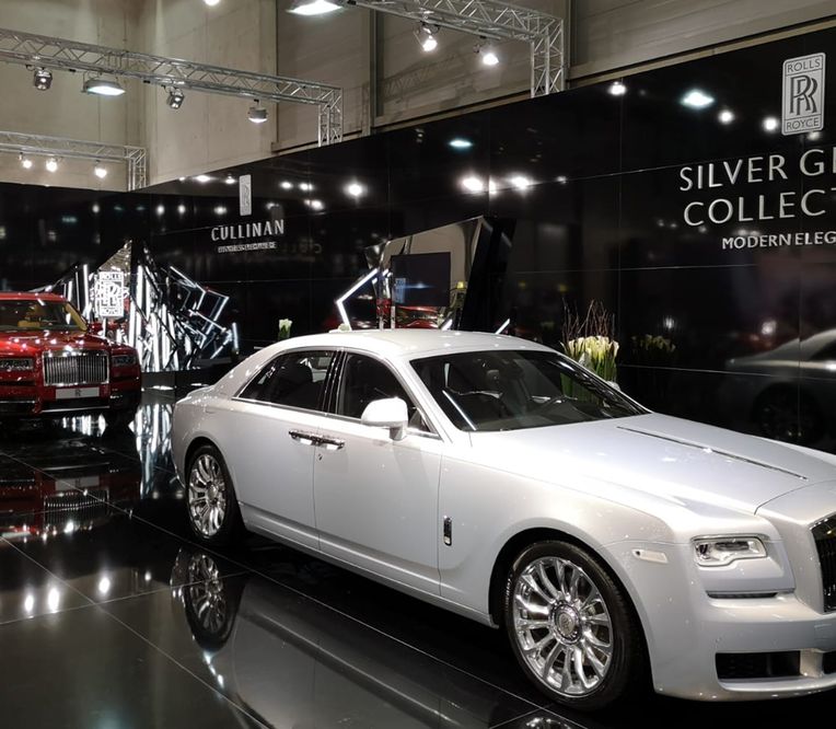 Stand von Rolls Royce auf der Vienna Autoshow 2019