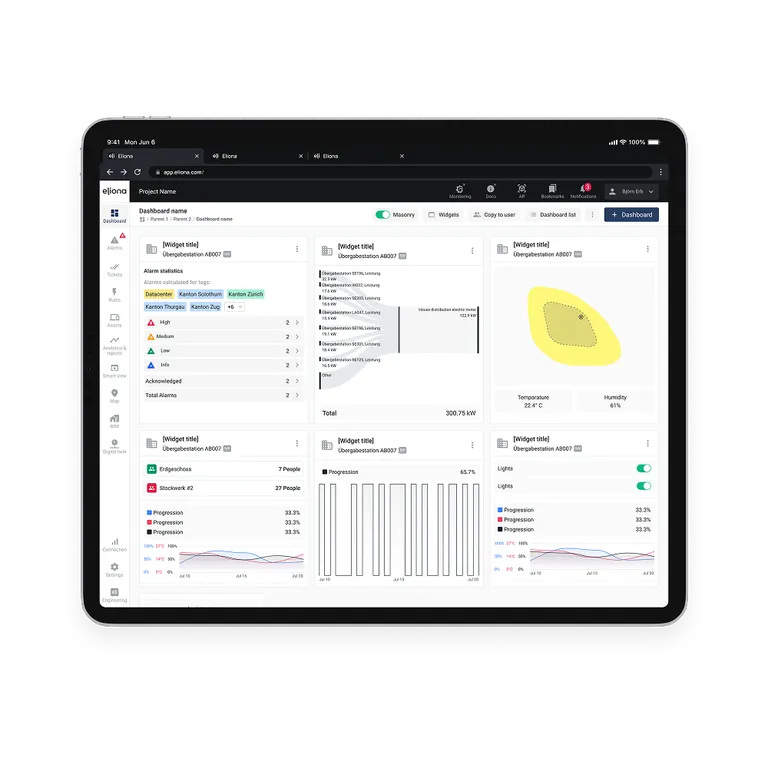 1 platform vs. 100 apps & dashboards – Eliona | Eliona