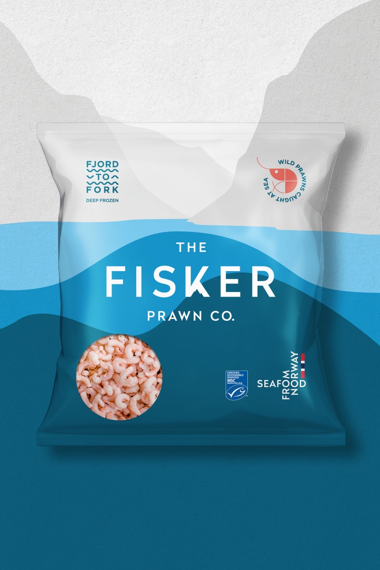 The Fisker Prawn Co. product branding