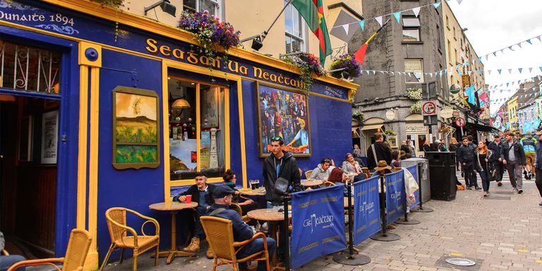 Neachtain's restaurant and pub on Quay Street in Galway, Ireland