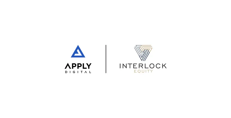 Apply Digital and Interlock Equity's logos