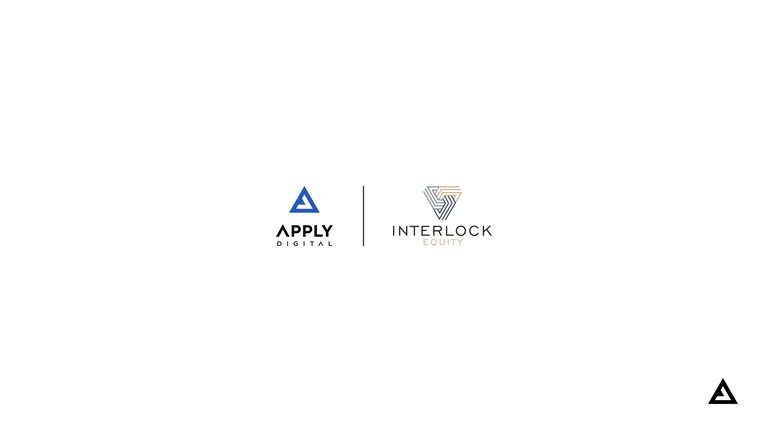 Apply Digital and Interlock Equity's logos