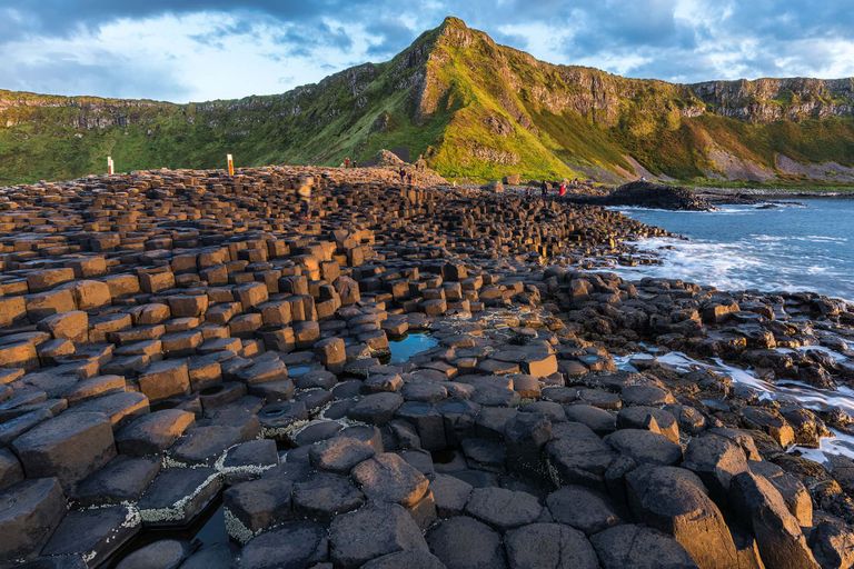 Giant's Causeway basalt column in Ireland