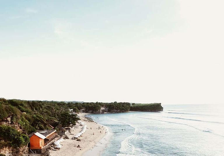 A beach in Bali.