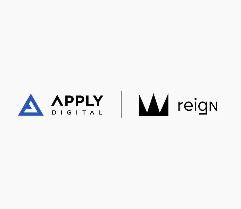 Apply Digital's logo and Reign's logo