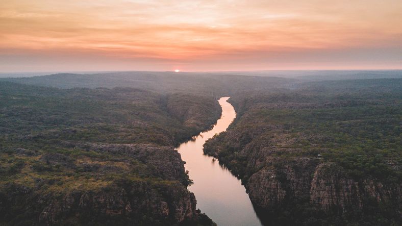 Aerial view of Katherine Gorge Nitmiluk National Park