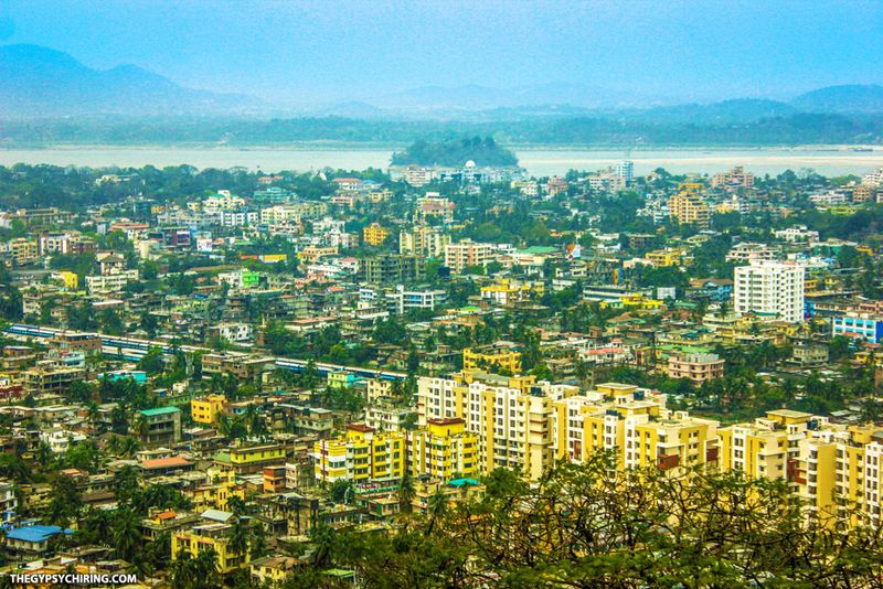 Cityscape of Guwahati, Assam, India