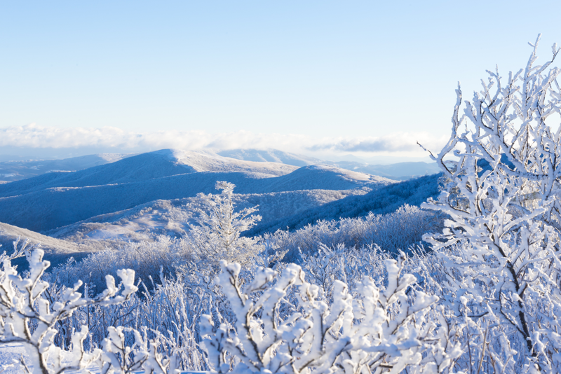 The Roan Highlands in winter