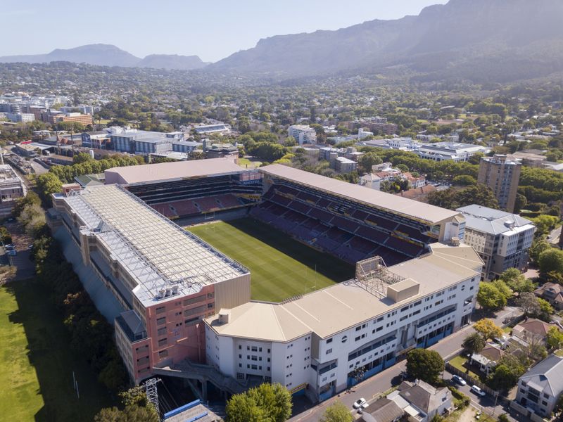 Newlands rugby stadium in Cape Town, South Africa