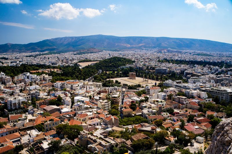 View of Athens from the Acropolis