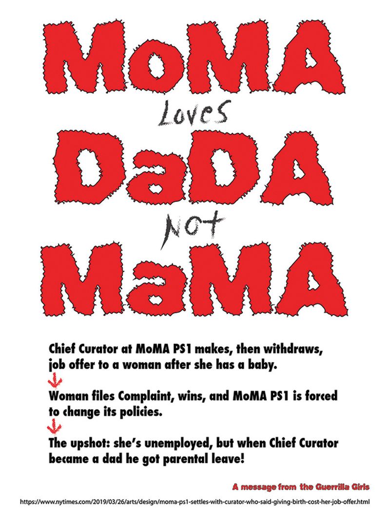 graphic artwork reading 'MoMA loves DaDA not MaMA'