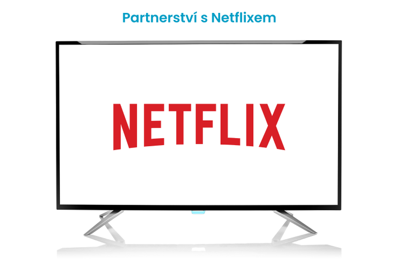 Vodafone - partnerství s Netflixem - grafika