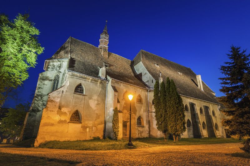 The medieval Monastery Church in Sighisoara