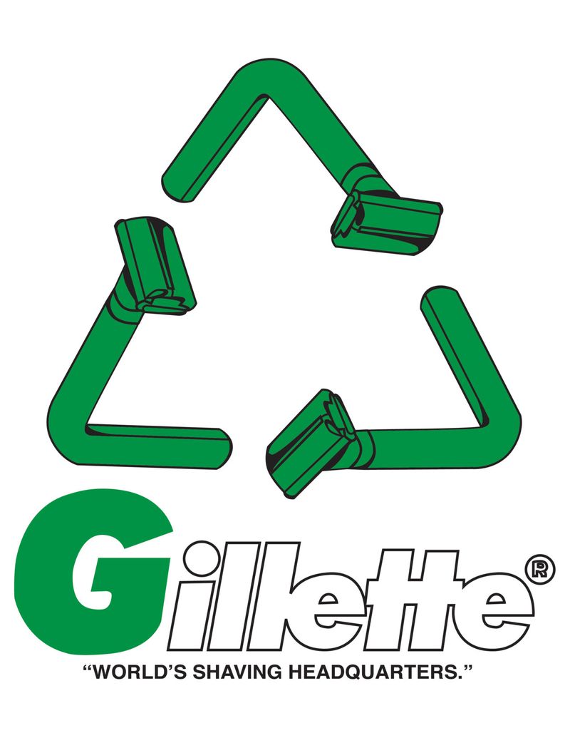 Old Gillette logo made by AFH Alumna Sarah Martin