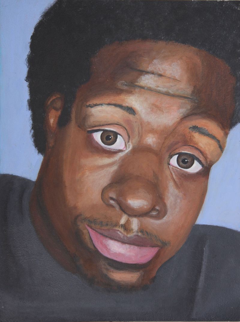 AFH Sarah Martin painting of boy made when a teen at AFH