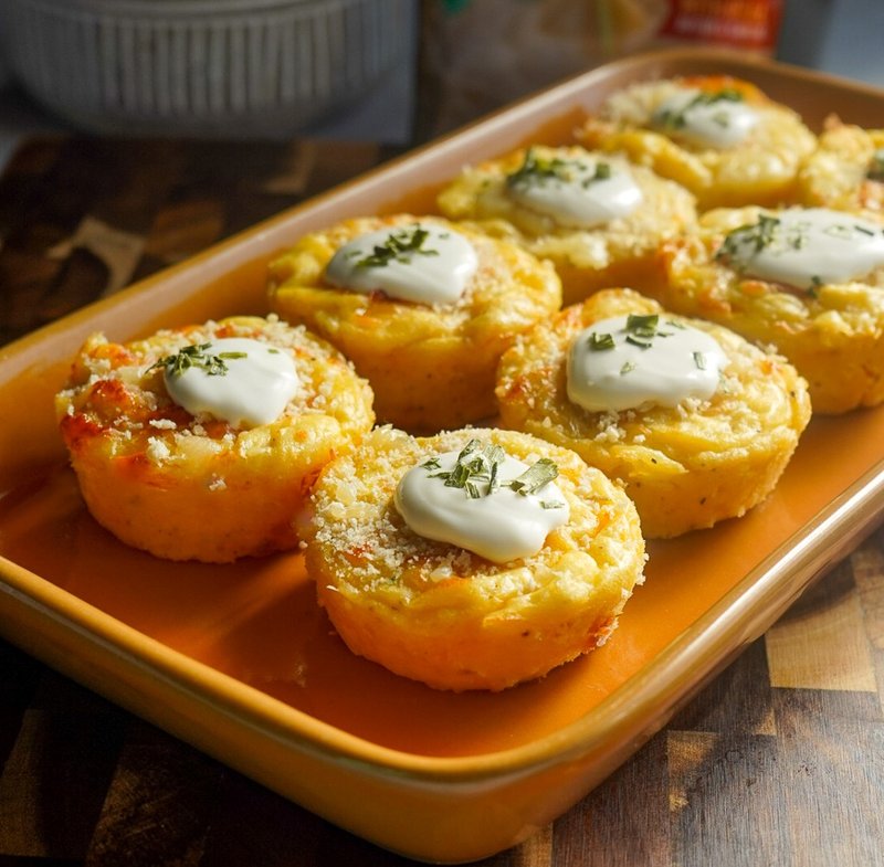 Ultimate Loaded Baked Mini Potato Pies