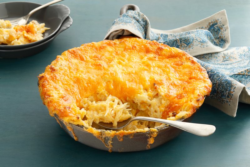 Pastel cremoso de Hash brown