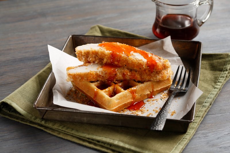 Waffles de Idahoan con Maple