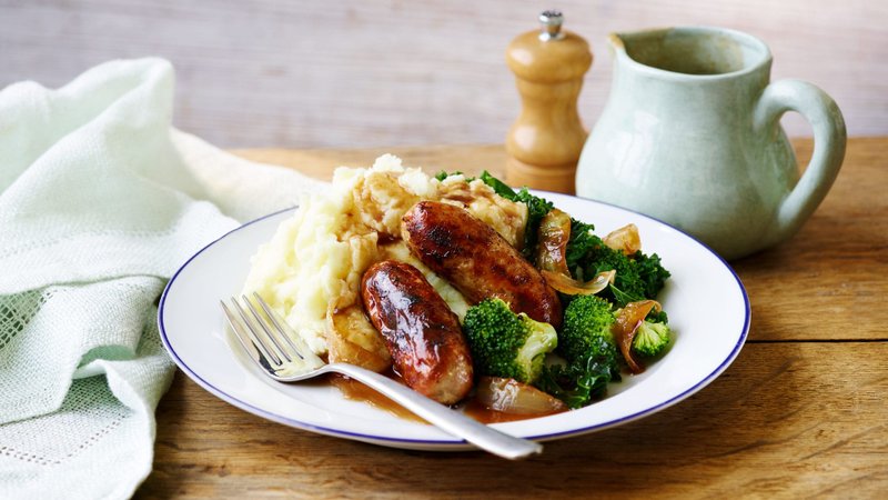 Bangers and Mash – with a twist!