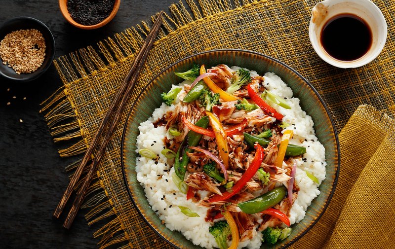Teriyaki Mashed Potato Bowl