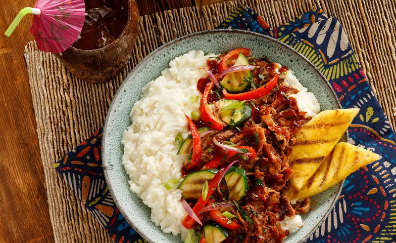 Hawaiian Pulled Pork Mashed Bowl