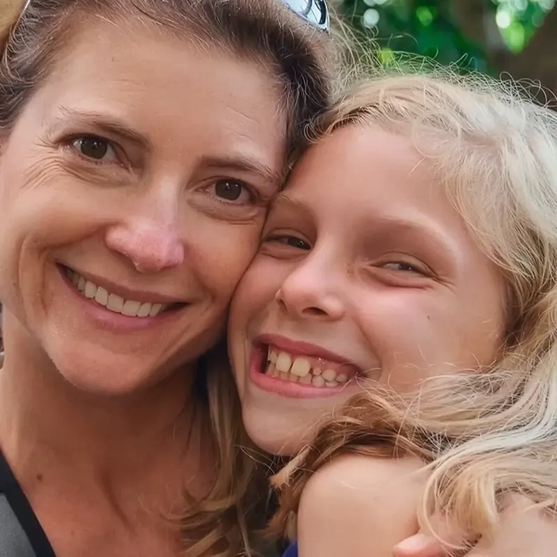 Close-up of a mother and daughter smiling together, from the MassiveMusic Dove campaign