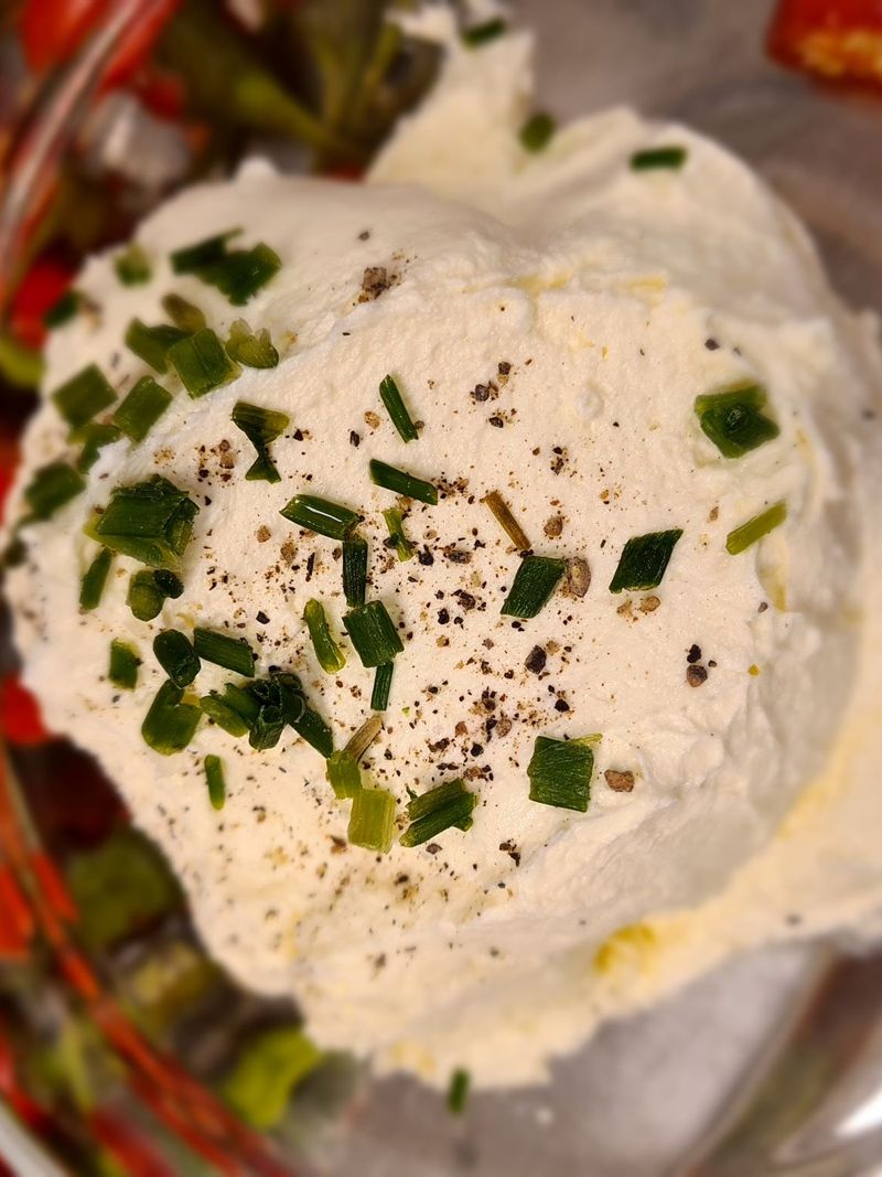 Färskost på ekoyoghurt