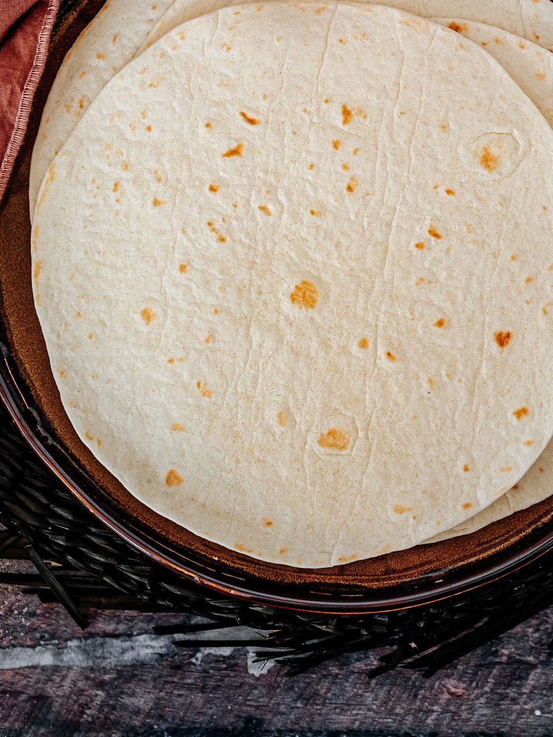 Quesadillas med bönröra och majskräm