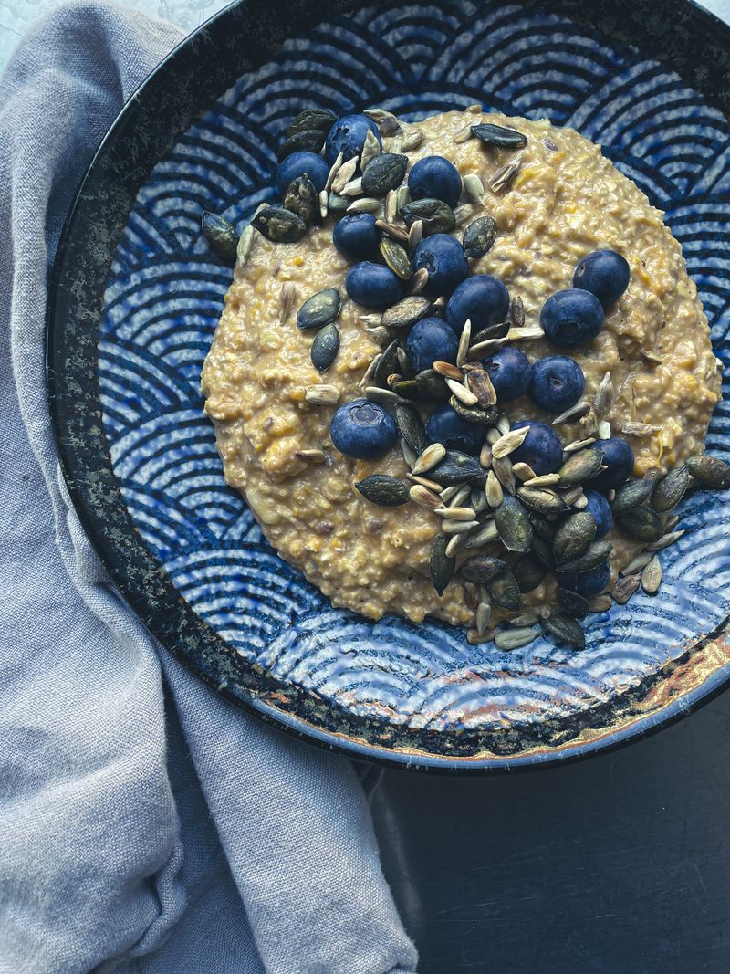 Overnight Oats med sötpotatis