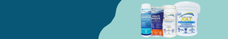 Traitement choc pour piscine